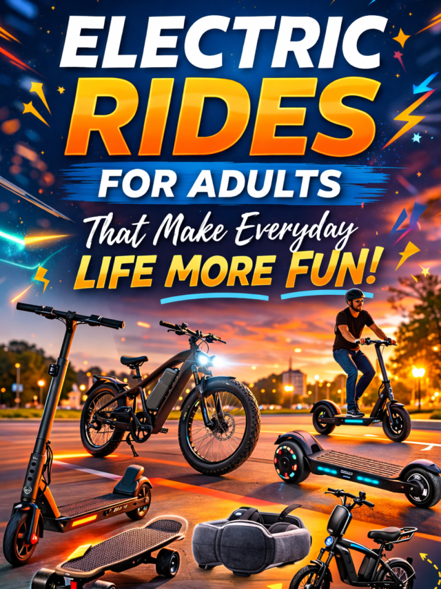 Electric Rides for Adults That Make Life More Fun