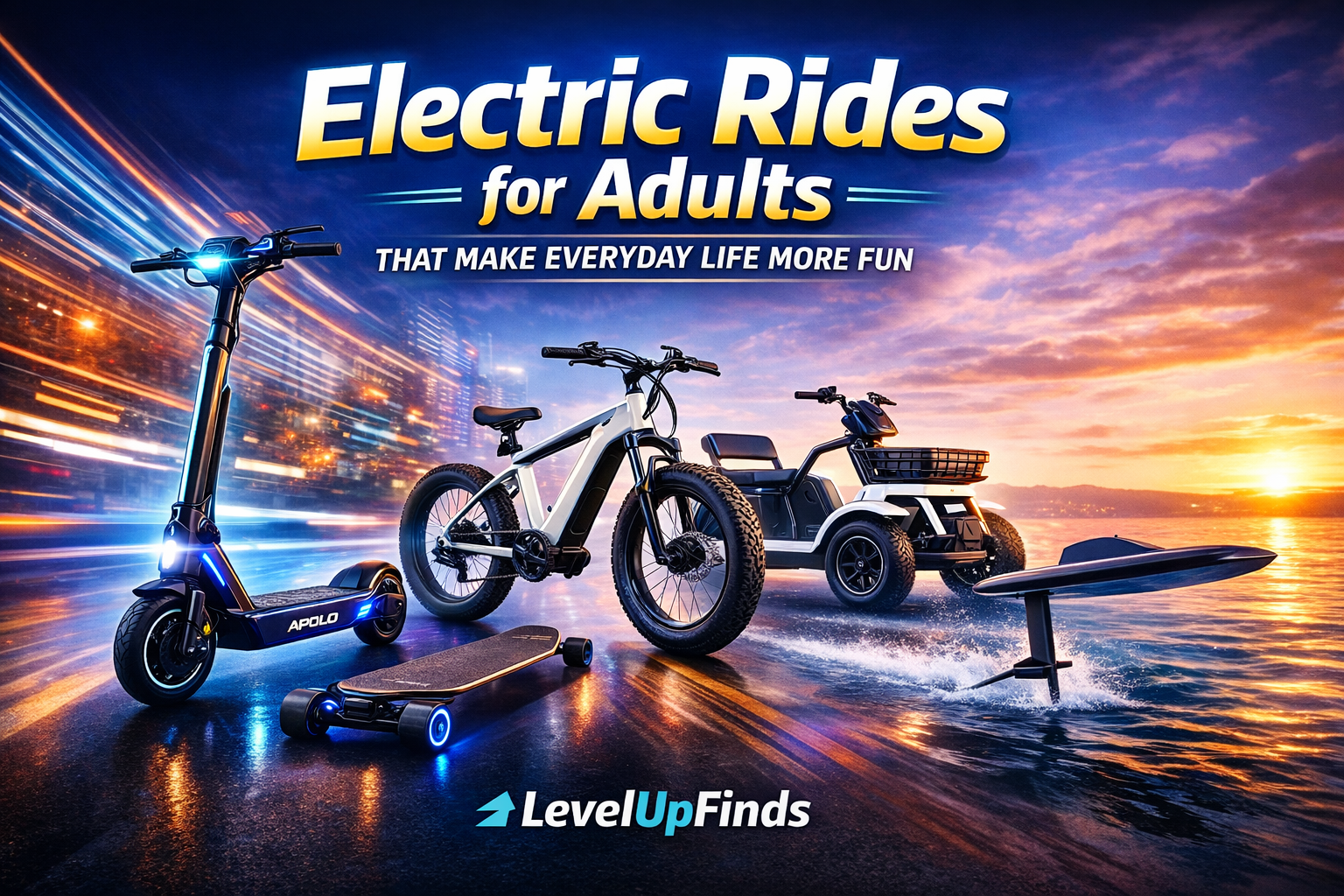 Electric Rides for Adults That Make Everyday Life More Fun Electric Rides for Adults That Make Everyday Life More Fun